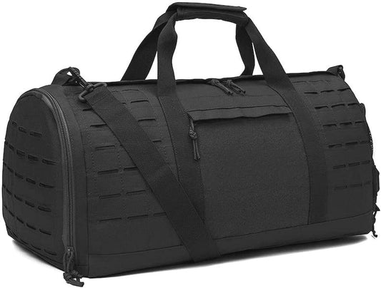 40L Military Style Tactical Duffle Gym Bag Travel Tote Waterproof Duffel With Shoe Compartment